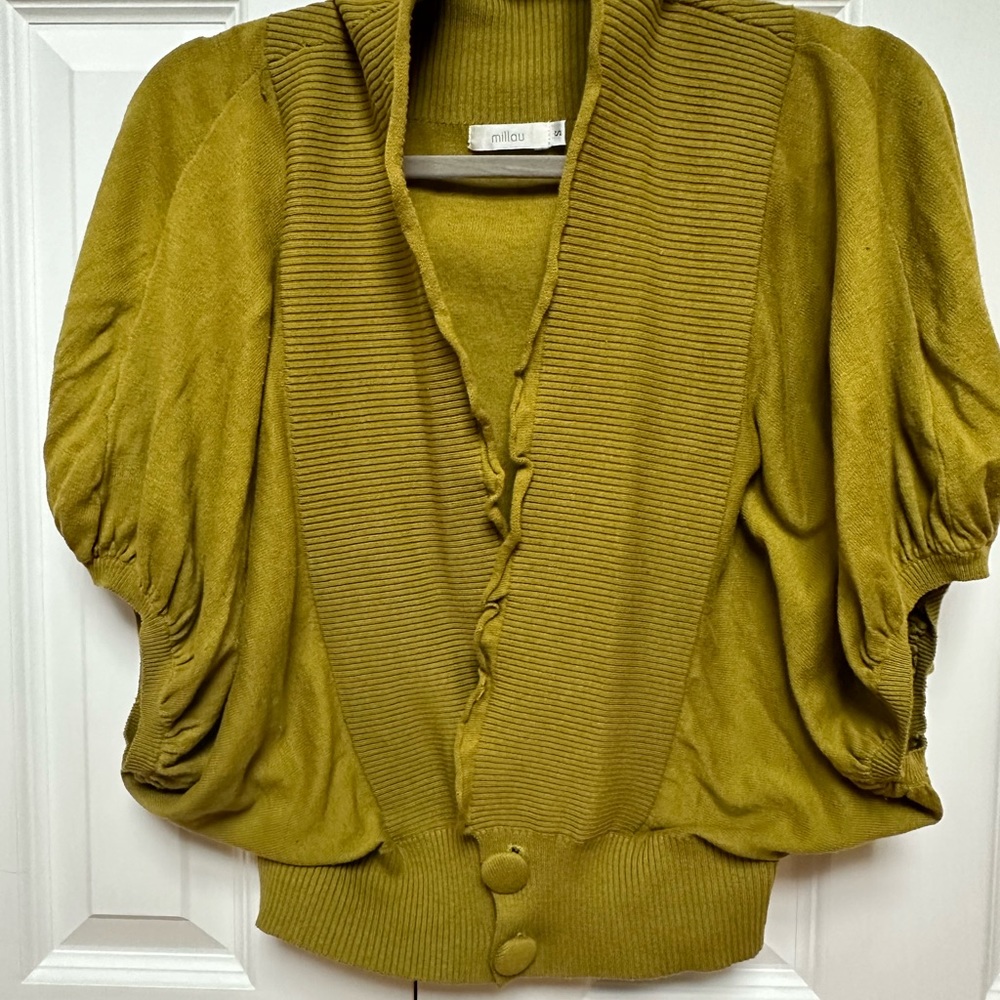 LF Millau Chartreuse Cardigan